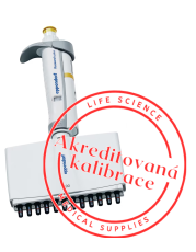 Akreditovaná kalibrácia 12kanálové pipety